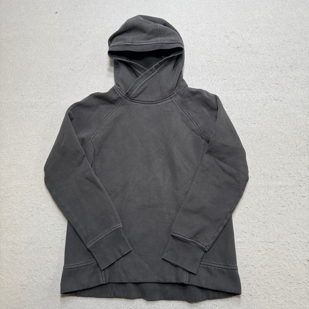 Lululemon‎ Scuba Hoodie Women's Small Charcoal Grey Fleece Pullover Sweatshirt